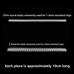 Invisible Transparent Silicone Ring Adjuster Elastic Band Size Modifier for Loose Rings Home Fabric Accessories DIY Sewing