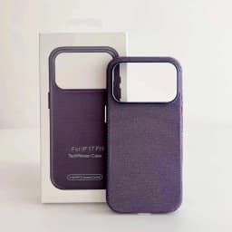 For iPhone 18 17 16 15 Pro Max Plus Air Tech Woven Magnetic Case For MagSafe Shockproof Soft Edge Raised Camera Protection