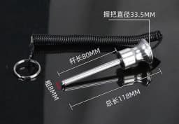 8MM/10MM Gym Equipment Weight Stack Pin Weight Pin Magnetic Weight Stack Pin with Pull Rope Strength Practical WeightStack Pin