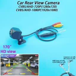 170 Degree AHD 1080P Car Rear Camera For Audi A4 B8 Q3 Q5 A5 A8 S5 A3 A6 C7 A7 Volkswagen Parking Backup Trunk Handle Camera