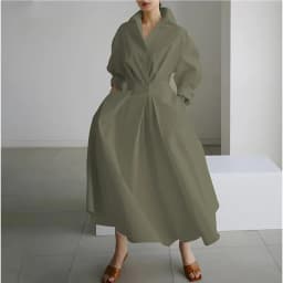 Elegant Women's Summer Dresses 2026 Loose A Line Maxi Shirt Long Sleeve With Pockets Office Commuter Street Casual Long Dress