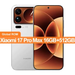 CN Global ROM Xiaomi 17 Pro Max 256GB/512GB 6.9 inch AMOLED Screen Snapdragon 8 Elite Gen 5 7500mAh Battery 50MP+50MP Camera