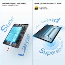 Global Version OnePlus Pad Lite MediaTek Helio G100 Android Tablet 128GB ROM 11" 2K Screen Quad Speaker 9340mAh Battery OxygenOS