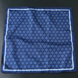 32cm Fashion Mens Oversized Polka Dot Pocket Square Elegant Silky Floral Navy Blue Handkerchief Wedding Tuxedo Accessories Hanky
