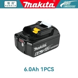 Makita 18V LXT 6.0Ah Lithium Ion Battery For BL1850 BL1860 Cordless Drill Angle Grinder Power Tool With LED Indicator