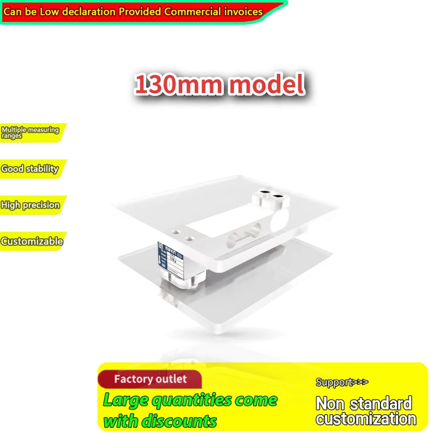 2026 New Professional Mavin Load Cell Weight Sensor Aluminum Alloy 3-100kg Range with Complete DIY Installation Hardware