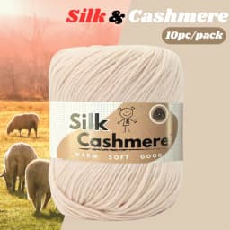 10pcs Silk Cashmere Yarn DK Double Knitting, High Quality, Soft and Warm, for Crochet and Knitting, for Christmas, Halloween, Ea