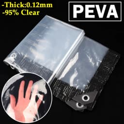 95% Clear PEVA Rainproof Cloth Patio Pergola See Through Tarp Curtain Home Window Keep Warm Film Outdoor Transparent Tarpaulin