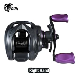 Leydun SEAYUR DC Fishing Reel Digital Control Long Cast 7.2:1 6+1BB Max Drag 4.5kg Fresh Saltwater Reel Baitcasting Fishing Coil