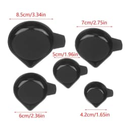1 Set Weighing Powder Pans Scale Pan For Weigh Liquid Powder Gems Diamond Gemstone Weighing Pan