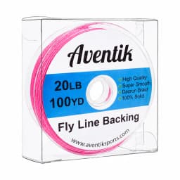 Aventik Fly Backing Line 100YD 91M Dacron Braided 20LB 30LB Strong Fly Fishing Line for Trout Salmon