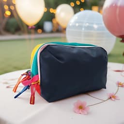 Large Capacity Lightweight Makeup Toiletry Travel Bag Dopamine-Colored Travel Shoulder Bag Waterproof Nylon Toiletry Hanging Ba