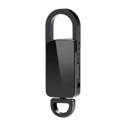 Mini Voice Recorder 128G Long Recording Keychain Sound Audio Recorder Noise Reduction One-button Recording Dictaphone MP3 Player