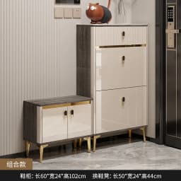 Beutiful Waterproof Shoe Cabinet Stool Design Hotel Organizer Shoe Rack Narrow Space Saving Armoire Chaussures Home Furniture