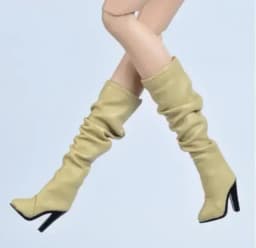 Wrinkle showed up after wearing on your fr dolls boots leopard print FIT for your FR6.0 nu.face 3.0 FR Ⅱ FR2 kissmela F9