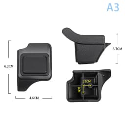 1Pcs Black Replacement Plastic Stud Luggage Feet Pads Baggage Stud Foot Feet Pads For All Suitcase Bags Luggage Stand Feet 2025