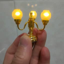 1pcs Mini Dollhouse Fashion Pocket Mini Can Be Bright Wall Lamp(No Battery) Decor Accessories Dollhouse Furniture Toys