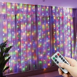 100-600LED Birthday Decoration LED 8 Mode Christmas Light USB Curtain String Light Wedding Fairy Light Navidad New Year 2026