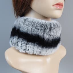 Real Rex Rabbit Fur Hat And Scarf Set Women Winter Knitted Beanie Hat Natural Fur Skullies Beanies Woman Hat Female Cap Elastic