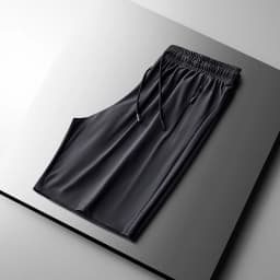 Men's Ice Silk Casual Shorts Summer Thin Quick Dry Breathable Sports 5-inch Pants Loose Plus Size Running Outdoor Beach Shorts