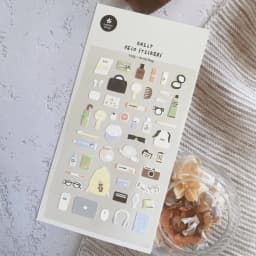 Korean Import Suatelier The Things In My Bag Nylon Stickers Scrapbooking Diy Journal Stationery Sticker Deco Art School Supply