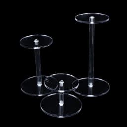 Transparent Frame Round Jewelry Display Stand Acrylic Clear Bracelet Organizer Shelf Jewelry Storage Rack