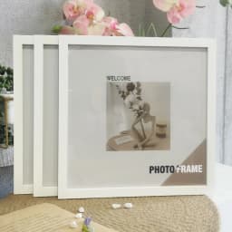 3Pcs Wood Square Photo Frames For Wall Hanging or Desktop Decor 20X20 30X30cm Posters Portrait Frame Picture Commemorat Gift