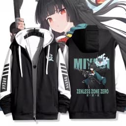 Anime Zenless Zone Zero 3D Print Zip Up Women/Men Hoodie Sweatshirt ZZZ ZZZERO Hoshimi Miyabi Cosplay Zipper Hooded Jacket
