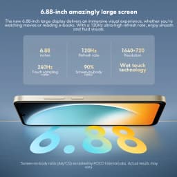 Global Version POCO C71 UNISOC T7250 processor 32MP AI dual camera Immersive 6.88” display 15W fast charging AI face unlock