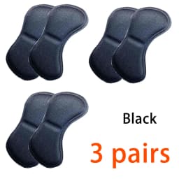 3 Pairs Heel Insoles Pads Patch Pain Relief Anti-wear Cushion Feet Care Heel Protector Adhesive Back Sticker Shoes Insert Insole