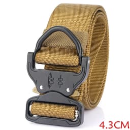 TUSHI 1.7 inch Army Tactical Belt Quick Release Military Airsoft Training Molle Heavy Duty Outdoor Shooting Hiking Hunting Belt