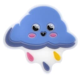 New Arrivals 1Pcs Cute Weather Clouds PVC Shoe Charms for Crocs Accessories Charms Decoration Party Favor Gifts