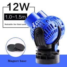 220V 6-26W Aquarium Wave Maker Submersible Circulation Power Pump with Magnet Suction Base Adjustable Flow Rate Marine Fish Tank