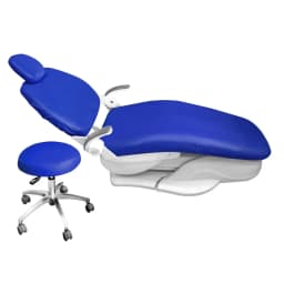 4Pcs/Set Dental Chair Cover PU Leather Unit Elastic Waterproof Protective Case Chair Seat Cover Dentist Equipment Dentistry Lab