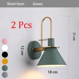 Modern Simple Wall Lamp Living Room Creative Background Wall Aisle Wall Lamp Nordic New Bedroom Bedside Lamp