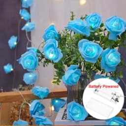 5V USB Battery Rose Flower LED String Light Red Pink Warm Blue RGB Wedding Christmas Party Decoration 1.5M 3M 6M 10M Fairy Light
