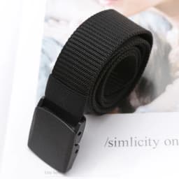 Automatic Plastic Buckle Nylon Webbing Belt Quick Dry Outdoor Belt Lightweight Breathable Quick Release Buckle for Men Women