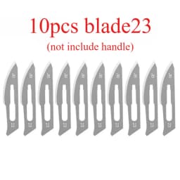11# 23# Carbon Stell Scalpel Blades With Handle DIY Cutting PCB Phone LCD Screen Repair Tool Surgical Knife