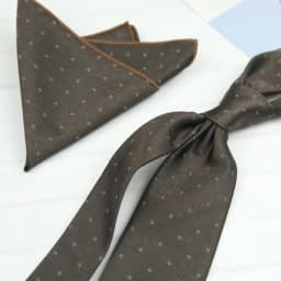 2pcs Neck Ties Set New Arrival Wine Red Striped Neckties Formal Business Khaki Dots Floral Pocket Square Wedding Shirt Cravat