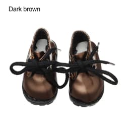 5cm Doll Toy Bright Leather Shoes for 1/6 Doll Toys Accessories Handmade Cute Doll Bandage Shoes Girls Gifts Doll Accessories