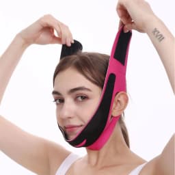 1Pcs Elastic Face Slimming Bandage V Line Face Shaper Women Chin Cheek Lift Up Belt Facial Massage Strap Face Skin Care Beauty T