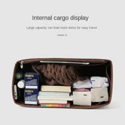 Insert Organizer Large Capacity Travel Bag Special liner Bag For Keepall 45 50 55 60 Travel Bag Pull Type lined Bag