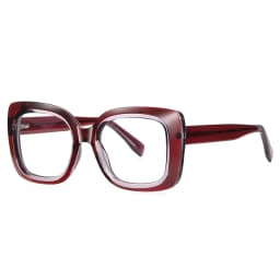 VICKY New Large Frame Ladies Reading Glasses Anti-blue Light Personalized Fashion with Prescription Lenses Myopia Hyperopia 2171