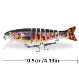1 PCS Wobblers Fishing Lures Artificial Multi Jointed Sections Artificial Hard Bait Trolling Pike Carp Fishing Tools