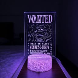 New LED Lamp Remote Control Touch Luffy Zoro USB Night Light Room Decoration Lamps 7/16Color Children's Birthday Decor Gifts