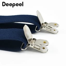 Deepeel 2.5*100cm Men Suspenders 4 Clips Elastic Adjust Strap Harness Adults Man Braces for Pants Hanger JockStrap Accessories