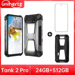Unihertz 8849 Tank 2 PRO 8849 Android 15 Smartphones DLP Projector 4G 24GB+512GB 23800 mAh 120W 100MP 2.4K G99 Dual SIM Telefone