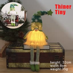 30cm Glowing Gnome Christmas Decorations 2026 Faceless Plush Dolls Elf Home Ornaments Navidad New Year 2027 Gift