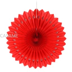 5pcs Color Tissue Paper Cut-Out Paper Fans Pinwheels Hanging Flower Paper Crafts for Wedding Party Birthday Decor Supplies