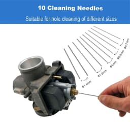 Carburetor Cleaning Kits Wth 13 Wires 10 Needles 5 Brushes 1 Pick Repair Tools For Auto Motorcycles ATV Welder Lawn Equipment